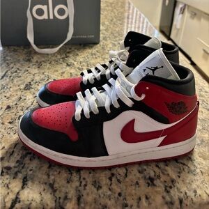Red and black air Jordan’s